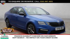 Used 2019 BLUE SKODA OCTAVIA Hatchback 2.0 TSI GPF vRS Hatchback 5dr Petrol DSG Euro 6 (s/s) (245 ps) (reg. 2019-03-18) for sale in Manchester