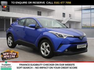 Used 2019 BLUE TOYOTA C-HR SUV 1.8 VVT-h Icon SUV 5dr Petrol Hybrid CVT Euro 6 (s/s) (122 ps) (reg. 2019-09-23) for sale in Stockport