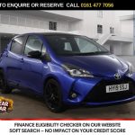 Used 2019 BLUE TOYOTA YARIS Hatchback 1.5 VVT-h GR SPORT Hatchback 5dr Petrol Hybrid E-CVT Euro 6 (s/s) (100 ps) (reg. 2019-06-19) for sale in Stockport