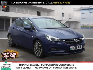Used 2019 BLUE VAUXHALL ASTRA Hatchback 1.4i Turbo Griffin Hatchback 5dr Petrol Manual Euro 6 (150 ps) (reg. 2019-03-29) for sale in Stockport