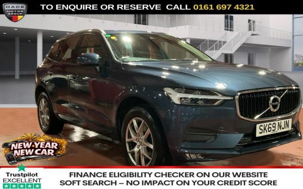 Used 2019 BLUE VOLVO XC60 SUV 2.0 T5 Momentum Pro SUV 5dr Petrol Auto AWD Euro 6 (s/s) (250 ps) (reg. 2019-10-10) for sale in Manchester