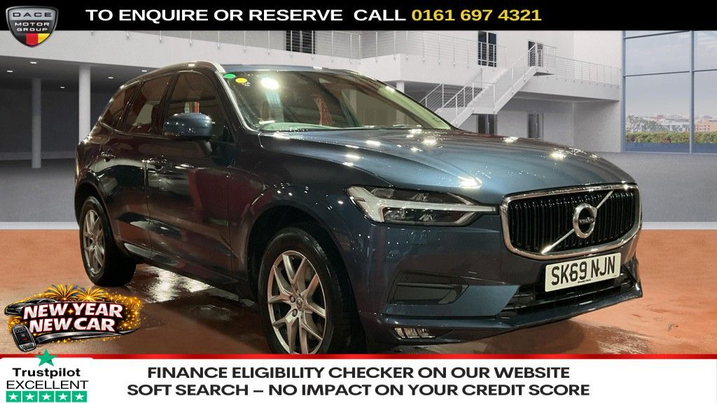 Used 2019 BLUE VOLVO XC60 SUV 2.0 T5 Momentum Pro SUV 5dr Petrol Auto AWD Euro 6 (s/s) (250 ps) (reg. 2019-10-10) for sale in Manchester