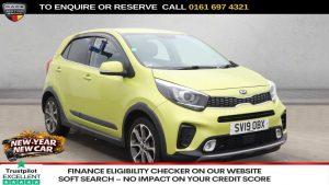 Used 2019 GREEN KIA PICANTO Hatchback 1.25 X-Line Hatchback 5dr Petrol Manual Euro 6 (83 bhp) (reg. 2019-03-01) for sale in Manchester