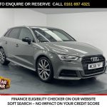 Used 2019 GREY AUDI A3 Hatchback 1.0 TFSI 30 Black Edition Sportback 5dr Petrol Manual Euro 6 (s/s) (116 ps) (reg. 2019-01-29) for sale in Manchester