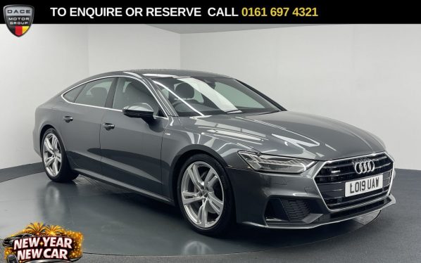 Used 2019 GREY AUDI A7 Hatchback 3.0 TDI V6 50 S line Sportback 5dr Diesel Tiptronic quattro Euro 6 (s/s) (286 ps) (reg. 2019-05-16) for sale in Manchester