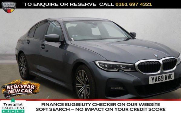 Used 2019 GREY BMW 3 SERIES Saloon 3.0 330d M Sport Saloon 4dr Diesel Auto xDrive Euro 6 (s/s) (265 ps) (reg. 2019-12-23) for sale in Manchester