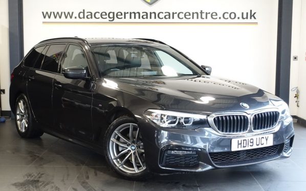 Used 2019 GREY BMW 5 SERIES Estate 2.0 520d M Sport Touring 5dr Diesel Auto Euro 6 (s/s) (190 ps) (reg. 2019-06-28) for sale in Altrincham