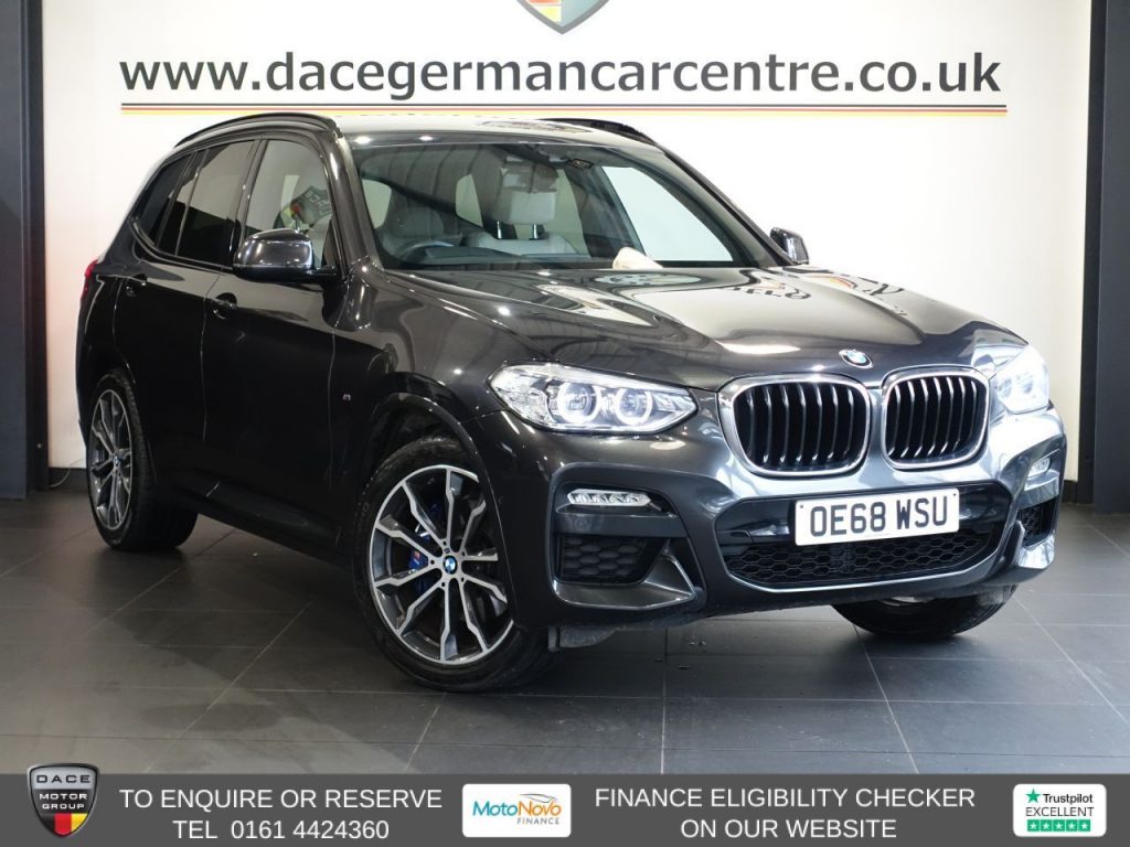 Used 2019 GREY BMW X3 SUV 2.0 20d M Sport SUV 5dr Diesel Auto xDrive Euro 6 (s/s) (190 ps) (reg. 2019-01-18) for sale in Altrincham