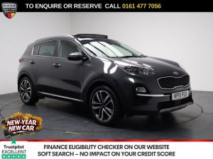 Used 2019 GREY KIA SPORTAGE SUV 1.6 T-GDi 4 SUV 5dr Petrol Manual Euro 6 (s/s) (174 bhp) (reg. 2019-05-22) for sale in Stockport