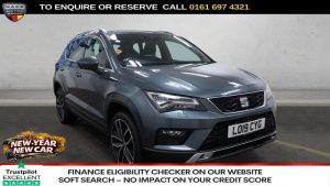 Used 2019 GREY SEAT ATECA SUV 1.6 TDI XCELLENCE Lux SUV 5dr Diesel DSG Euro 6 (s/s) (115 ps) (reg. 2019-05-24) for sale in Manchester