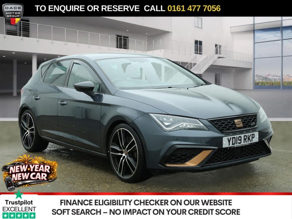 Used 2019 GREY SEAT LEON Hatchback 2.0 TSI Cupra 290 Hatchback 5dr Petrol DSG Euro 6 (s/s) (290 ps) (reg. 2019-07-04) for sale in Stockport
