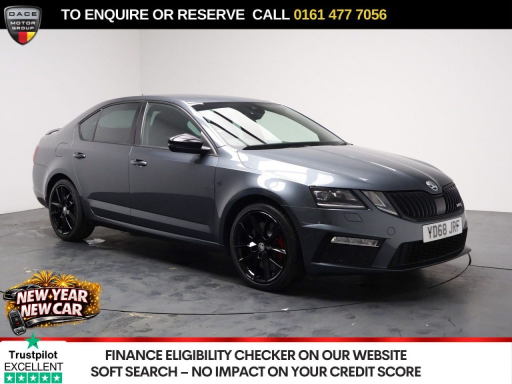 Used 2019 GREY SKODA OCTAVIA Hatchback 2.0 TSI GPF vRS Hatchback 5dr Petrol DSG Euro 6 (s/s) (245 ps) (reg. 2019-02-04) for sale in Stockport