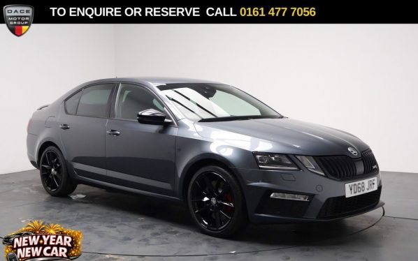 Used 2019 GREY SKODA OCTAVIA Hatchback 2.0 TSI GPF vRS Hatchback 5dr Petrol DSG Euro 6 (s/s) (245 ps) (reg. 2019-02-04) for sale in Stockport