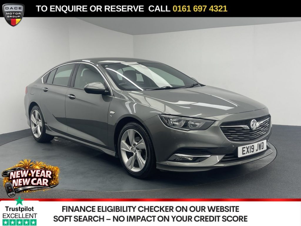 Used 2019 GREY VAUXHALL INSIGNIA Hatchback 1.5i Turbo GPF SRi VX Line Nav Grand Sport 5dr Petrol Automatic Euro 6 (s/s) (165 ps) (reg. 2019-03-20) for sale in Manchester