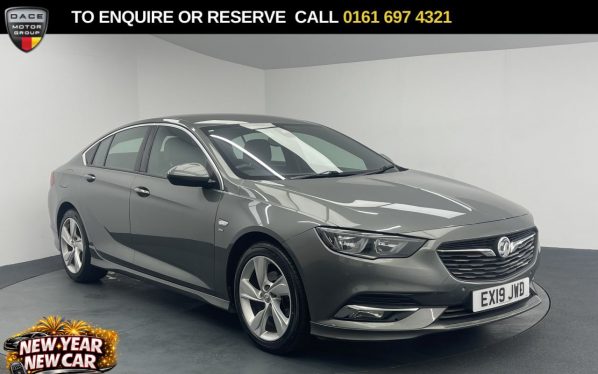 Used 2019 GREY VAUXHALL INSIGNIA Hatchback 1.5i Turbo GPF SRi VX Line Nav Grand Sport 5dr Petrol Automatic Euro 6 (s/s) (165 ps) (reg. 2019-03-20) for sale in Manchester