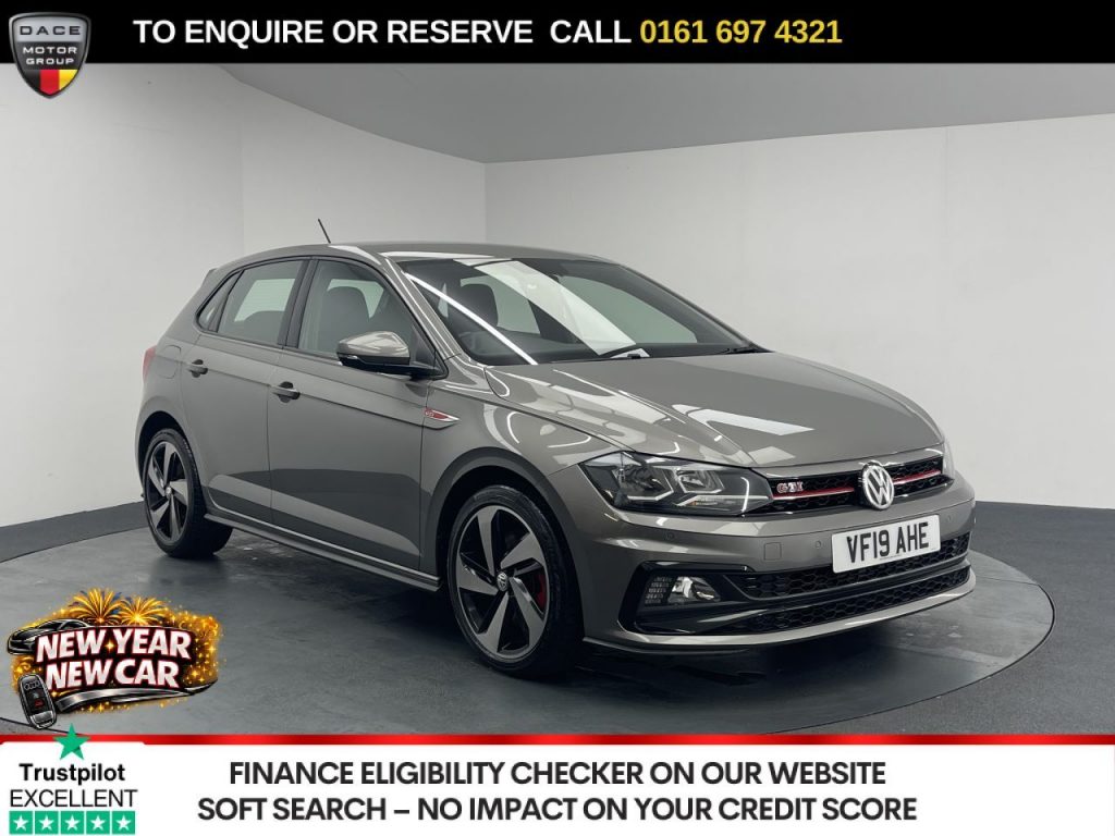 Used 2019 GREY VOLKSWAGEN POLO Hatchback 2.0 TSI GPF GTI Hatchback 5dr Petrol DSG Euro 6 (s/s) (200 ps) (reg. 2019-05-28) for sale in Manchester