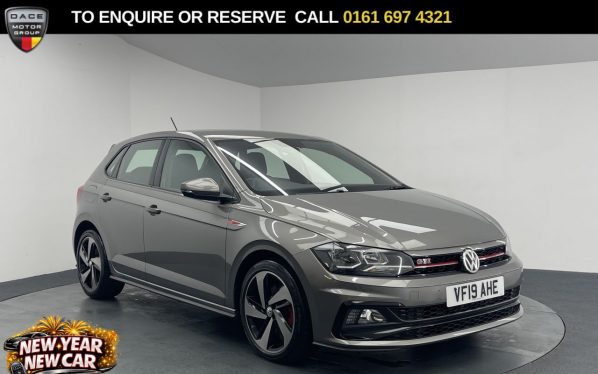 Used 2019 GREY VOLKSWAGEN POLO Hatchback 2.0 TSI GPF GTI Hatchback 5dr Petrol DSG Euro 6 (s/s) (200 ps) (reg. 2019-05-28) for sale in Manchester