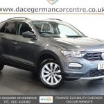 Used 2019 GREY VOLKSWAGEN T-ROC SUV 1.0 TSI GPF SE SUV 5dr Petrol Manual Euro 6 (s/s) (115 ps) (reg. 2019-03-29) for sale in Altrincham