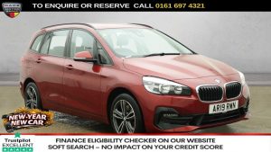 Used 2019 RED BMW 2 Series GRAN TOURER MPV 2.0 220i GPF Sport MPV 5dr Petrol DCT Euro 6 (s/s) (192 ps) (reg. 2019-07-25) for sale in Manchester