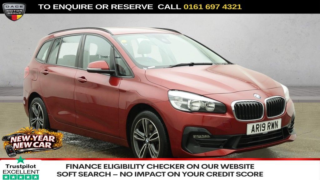 Used 2019 RED BMW 2 Series GRAN TOURER MPV 2.0 220i GPF Sport MPV 5dr Petrol DCT Euro 6 (s/s) (192 ps) (reg. 2019-07-25) for sale in Manchester