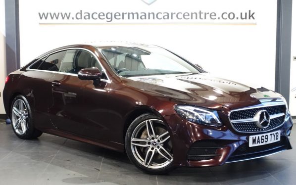 Used 2019 RED MERCEDES-BENZ E-CLASS Coupe 2.0 E220d AMG Line Coupe 2dr Diesel G-Tronic+ Euro 6 (s/s) (194 ps) (reg. 2019-09-30) for sale in Altrincham