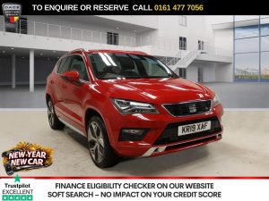 Used 2019 RED SEAT ATECA SUV 2.0 TDI FR Sport SUV 5dr Diesel DSG Euro 6 (s/s) (150 ps) (reg. 2019-04-16) for sale in Stockport