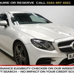 Used 2019 SILVER MERCEDES-BENZ E-CLASS Coupe 2.0 E220d AMG Line Coupe 2dr Diesel G-Tronic+ Euro 6 (s/s) (194 ps) (reg. 2019-09-17) for sale in Manchester
