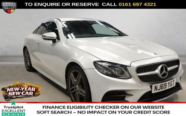 Used 2019 SILVER MERCEDES-BENZ E-CLASS Coupe 2.0 E220d AMG Line Coupe 2dr Diesel G-Tronic+ Euro 6 (s/s) (194 ps) (reg. 2019-09-17) for sale in Manchester