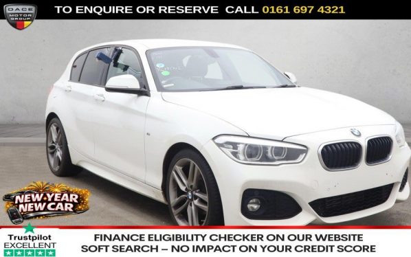 Used 2019 WHITE BMW 1 SERIES Hatchback 1.5 116d M Sport Hatchback 5dr Diesel Auto Euro 6 (s/s) (116 ps) (reg. 2019-05-01) for sale in Manchester