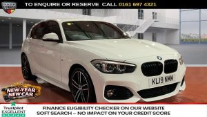 Used 2019 WHITE BMW 1 SERIES Hatchback 2.0 118d M Sport Shadow Edition Hatchback 5dr Diesel Auto Euro 6 (s/s) (150 ps) (reg. 2019-06-30) for sale in Manchester