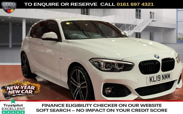 Used 2019 WHITE BMW 1 SERIES Hatchback 2.0 118d M Sport Shadow Edition Hatchback 5dr Diesel Auto Euro 6 (s/s) (150 ps) (reg. 2019-06-30) for sale in Manchester