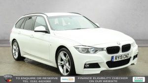 Used 2019 WHITE BMW 3 SERIES Estate 2.0 320i M Sport Touring 5dr Petrol Auto Euro 6 (s/s) (184 ps) (reg. 2019-06-28) for sale in Altrincham