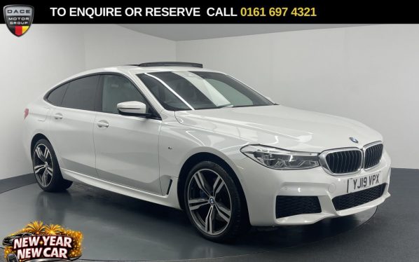 Used 2019 WHITE BMW 6 SERIES GRAN TURISMO Hatchback 3.0 630d M Sport GT 5dr Diesel Auto xDrive Euro 6 (s/s) (265 ps) (reg. 2019-03-13) for sale in Manchester