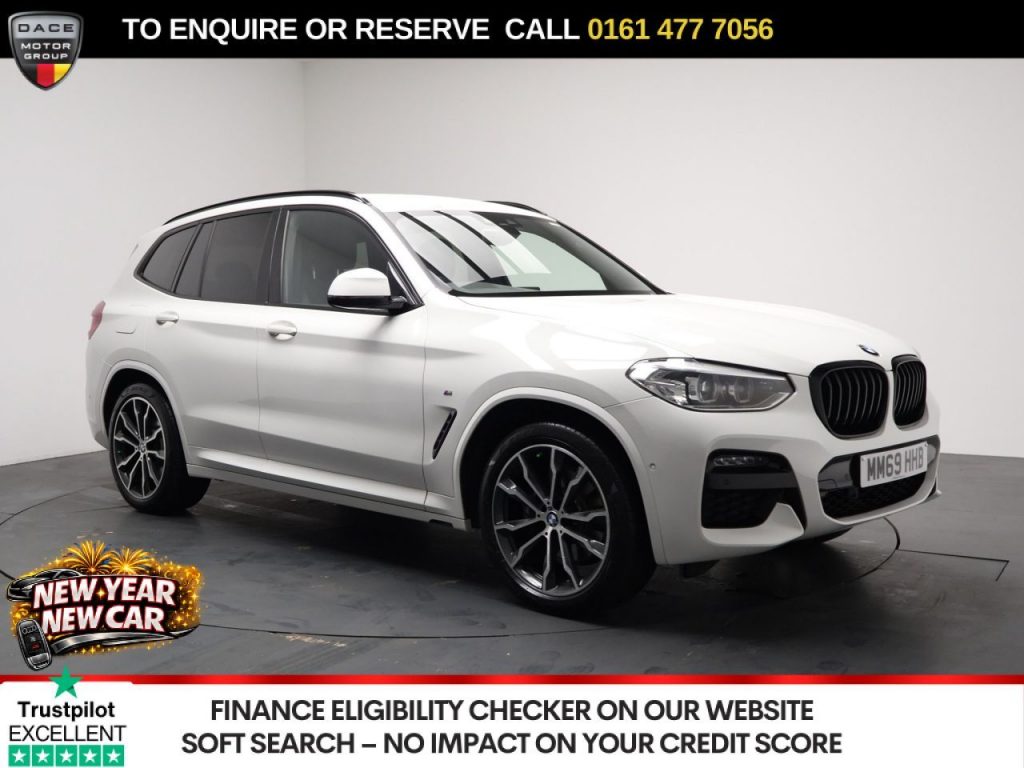 Used 2019 WHITE BMW X3 SUV 2.0 20d M Sport SUV 5dr Diesel Auto xDrive Euro 6 (s/s) (190 ps) (reg. 2019-12-23) for sale in Stockport