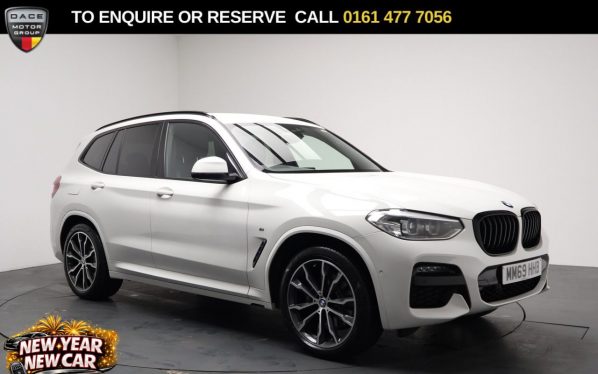 Used 2019 WHITE BMW X3 SUV 2.0 20d M Sport SUV 5dr Diesel Auto xDrive Euro 6 (s/s) (190 ps) (reg. 2019-12-23) for sale in Stockport