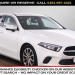 Used 2019 WHITE MERCEDES-BENZ A-CLASS Hatchback 1.3 A180 Sport Hatchback 5dr Petrol 7G-DCT Euro 6 (s/s) (136 ps) (reg. 2019-01-18) for sale in Manchester