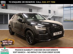 Used 2020 BLACK AUDI Q2 SUV 1.5 TFSI CoD 35 Black Edition SUV 5dr Petrol S Tronic Euro 6 (s/s) (150 ps) (reg. 2020-03-01) for sale in Stockport