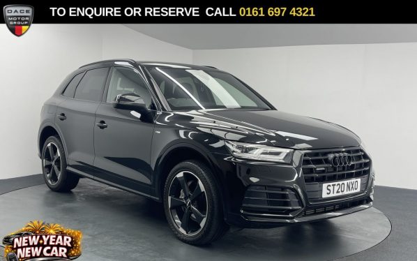 Used 2020 BLACK AUDI Q5 SUV 2.0 TFSI 45 Black Edition SUV 5dr Petrol S Tronic quattro Euro 6 (s/s) (245 ps) (reg. 2020-07-24) for sale in Manchester
