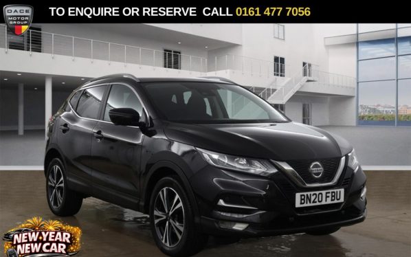 Used 2020 BLACK NISSAN QASHQAI SUV 1.3 DIG-T N-Connecta SUV 5dr Petrol DCT Auto Euro 6 (s/s) (160 ps) (reg. 2020-03-23) for sale in Stockport