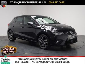 Used 2020 BLACK SEAT IBIZA Hatchback 1.0 TSI XCELLENCE Lux Hatchback 5dr Petrol DSG Euro 6 (s/s) GPF (115 ps) (reg. 2020-03-01) for sale in Stockport