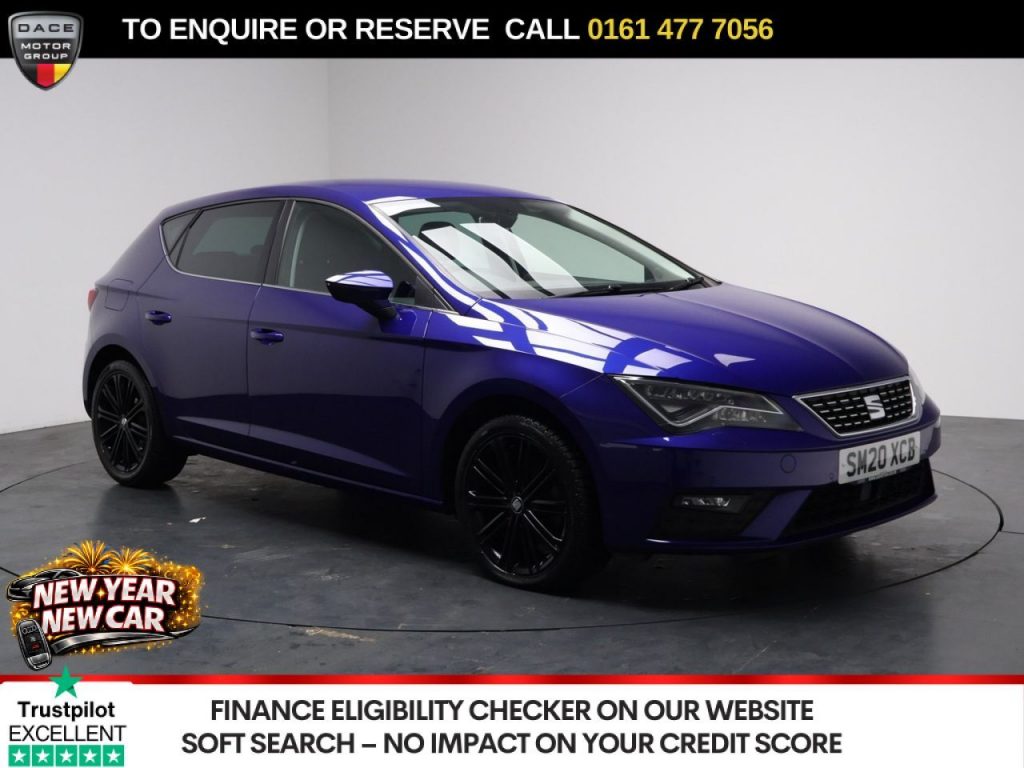 Used 2020 BLUE SEAT LEON Hatchback 1.5 TSI EVO XCELLENCE Hatchback 5dr Petrol Manual Euro 6 (s/s) (130 ps) (reg. 2020-07-13) for sale in Stockport