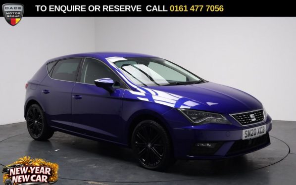 Used 2020 BLUE SEAT LEON Hatchback 1.5 TSI EVO XCELLENCE Hatchback 5dr Petrol Manual Euro 6 (s/s) (130 ps) (reg. 2020-07-13) for sale in Stockport