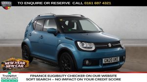 Used 2020 BLUE SUZUKI IGNIS Hatchback 1.2 Dualjet MHEV SZ-T Hatchback 5dr Petrol Hybrid Manual Euro 6 (s/s) (90 ps) (reg. 2020-03-02) for sale in Manchester