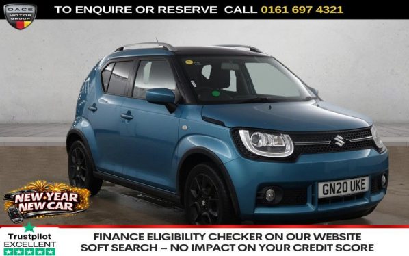 Used 2020 BLUE SUZUKI IGNIS Hatchback 1.2 Dualjet MHEV SZ-T Hatchback 5dr Petrol Hybrid Manual Euro 6 (s/s) (90 ps) (reg. 2020-03-02) for sale in Manchester