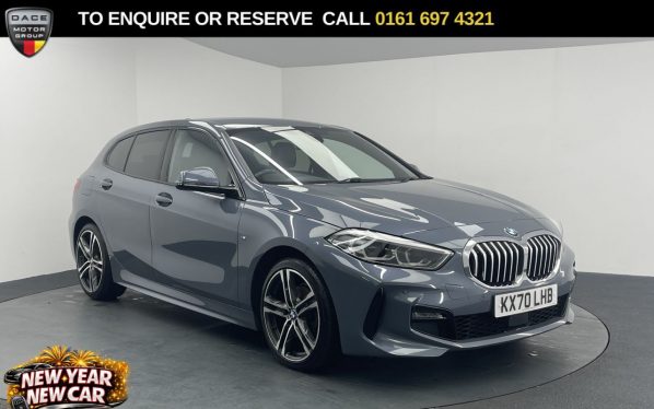 Used 2020 GREY BMW 1 SERIES Hatchback 1.5 118i M Sport Hatchback 5dr Petrol DCT Euro 6 (s/s) (140 ps) (reg. 2020-09-01) for sale in Manchester