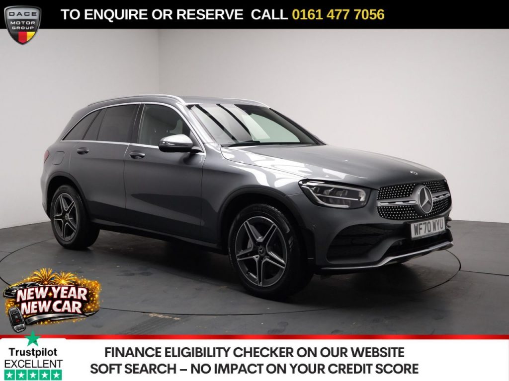 Used 2020 GREY MERCEDES-BENZ GLC SUV 2.0 GLC300h MHEV AMG Line SUV 5dr Petrol Hybrid G-Tronic+ 4MATIC Euro 6 (s/s) (272 ps) (reg. 2020-11-30) for sale in Stockport
