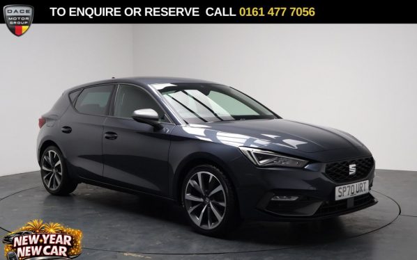 Used 2020 GREY SEAT LEON Hatchback 1.5 eTSI MHEV FR First Edition Hatchback 5dr Petrol Hybrid DSG Euro 6 (s/s) (150 ps) (reg. 2020-09-01) for sale in Stockport