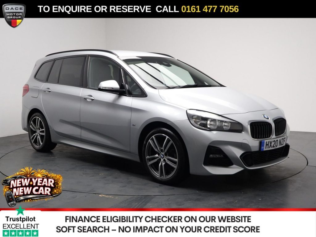 Used 2020 SILVER BMW 2 Series GRAN TOURER MPV 1.5 218i M Sport MPV 5dr Petrol DCT Euro 6 (s/s) (140 ps) (reg. 2020-03-17) for sale in Stockport