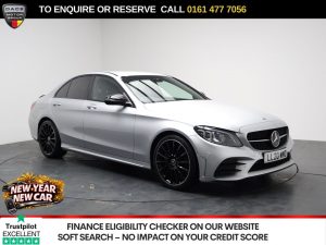 Used 2020 SILVER MERCEDES-BENZ C-CLASS Saloon 2.0 C220d AMG Line (Premium) Saloon 4dr Diesel G-Tronic+ Euro 6 (s/s) (194 ps) (reg. 2020-07-31) for sale in Stockport