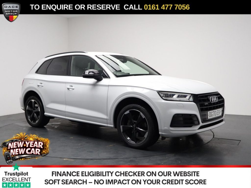 Used 2020 WHITE AUDI Q5 SUV 2.0 TFSI 45 Black Edition SUV 5dr Petrol S Tronic quattro Euro 6 (s/s) (245 ps) (reg. 2020-09-05) for sale in Stockport